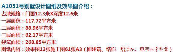 欧式别墅|这款三层欧式别墅,外观简洁大方,室内实用,适合农村自建。