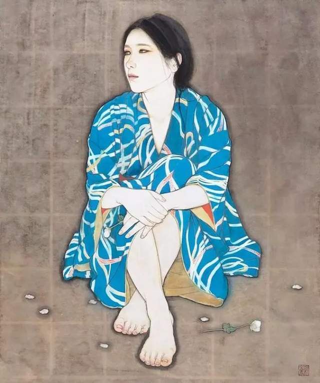 笔下|人称日本最美女画家，竟然这样画美女，极具香艳的极致诱惑