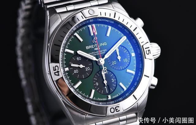 演绎多样型格 品鉴百年灵机械计时系列宾利绿腕表