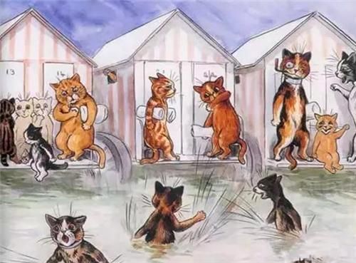 他画了一辈子的猫,心脏骤停7分钟后画风大变,网友:越看越渗人