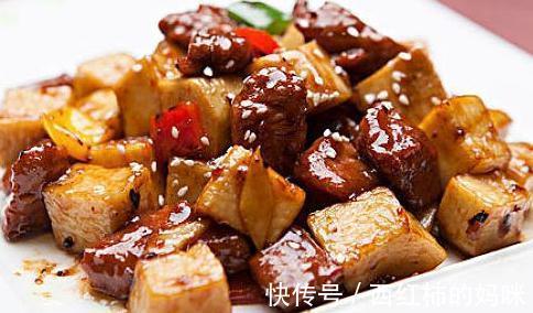 杏鲍菇牛肉粒|强降雨天气让孩子冻得浑身发抖,多吃暖身菜,暖身养胃体质强