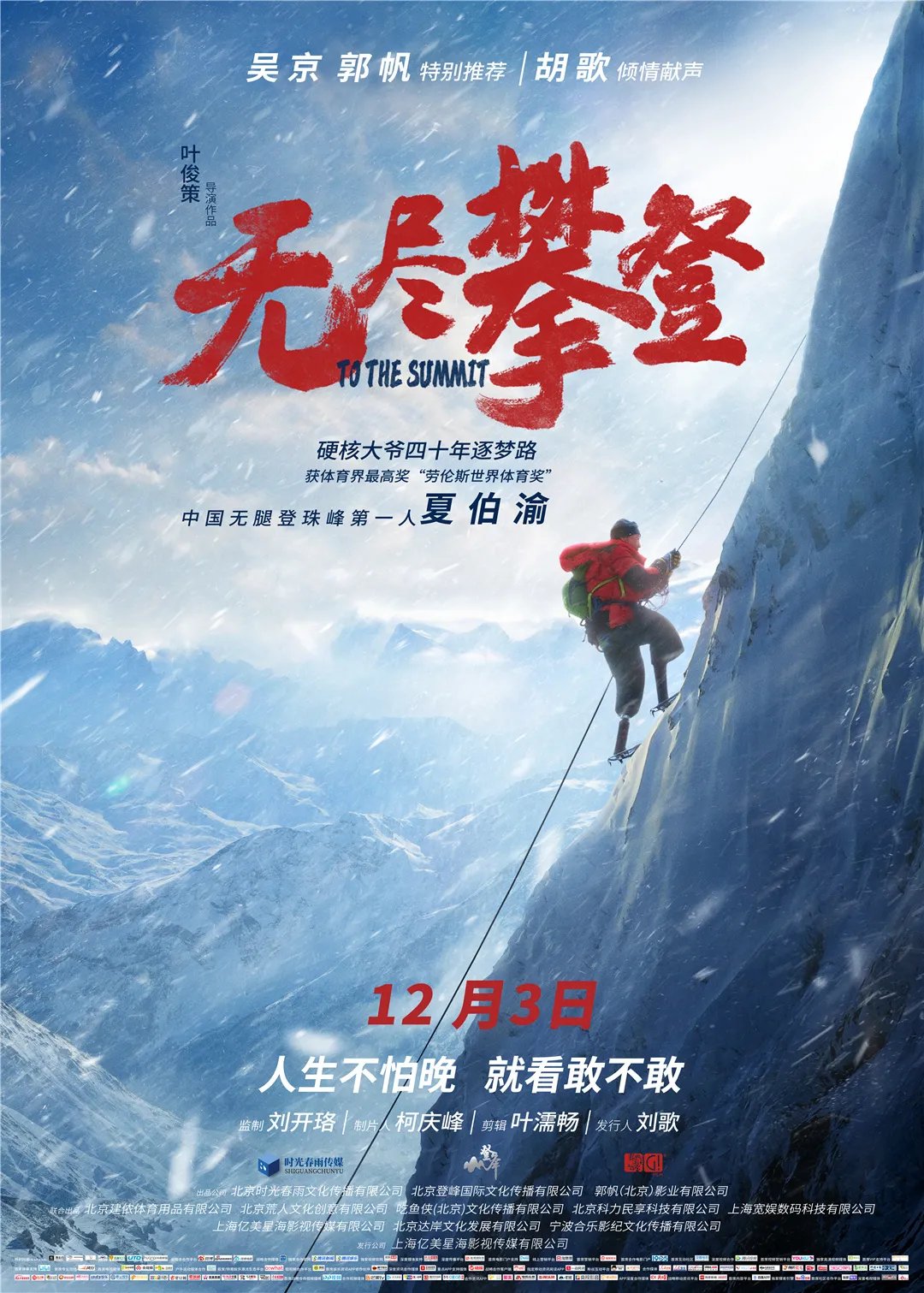 登顶|无腿登顶珠峰的中国第一人！走近夏伯渝《无尽攀登》的无悔人生