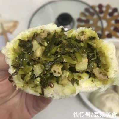 雪菜|说起家常菜，雪菜肉丝包不能少