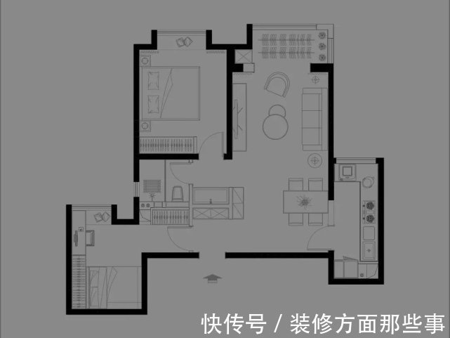 收纳|86平现代简约风二居室,从配色到布局都舒服到心坎里