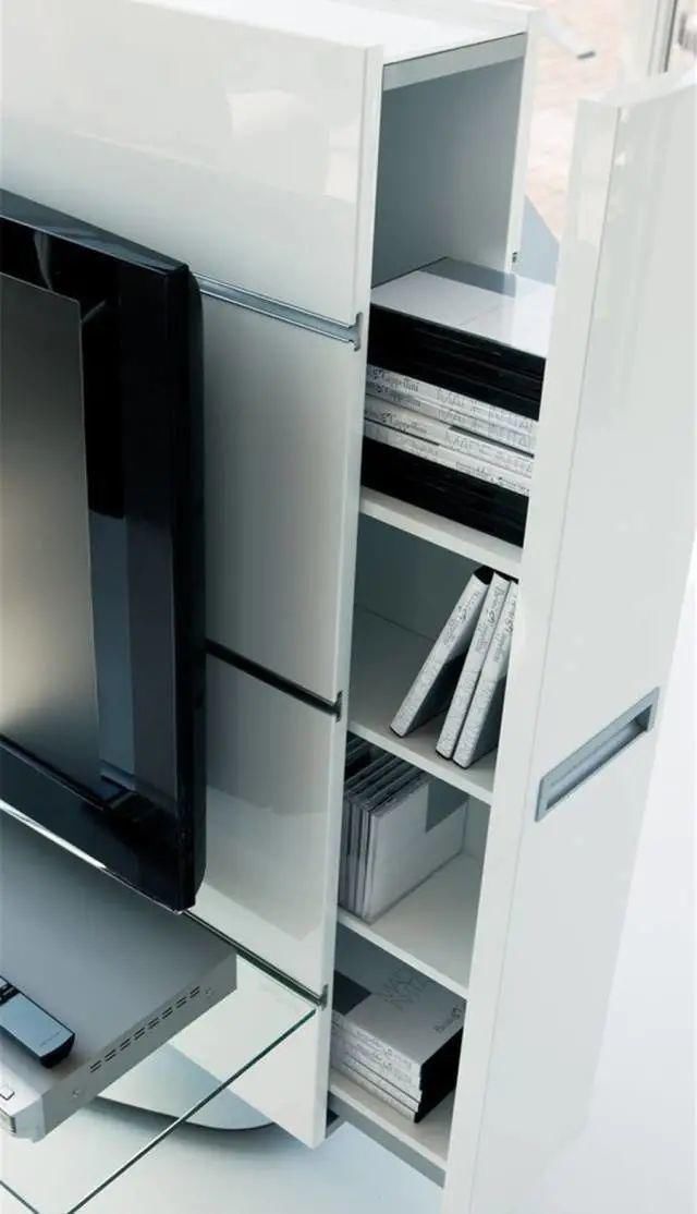 翻盖式|颠覆传统电视柜模式,给电视安个新家