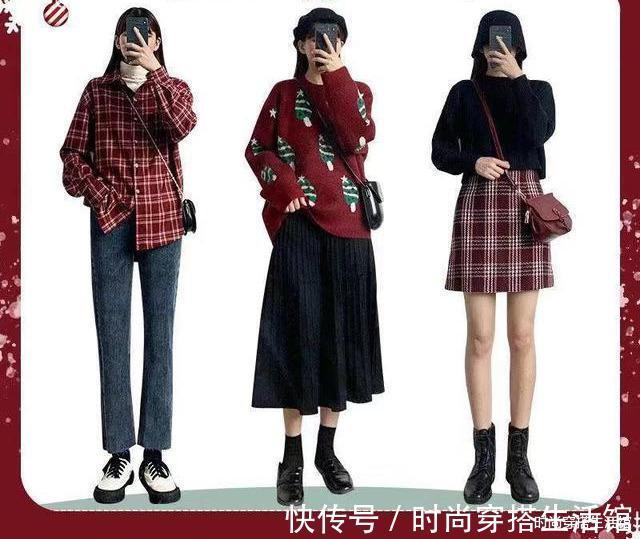 穿搭 过节适合穿什么?红色毛衣的21种搭配示范,承包你的时髦和好运气