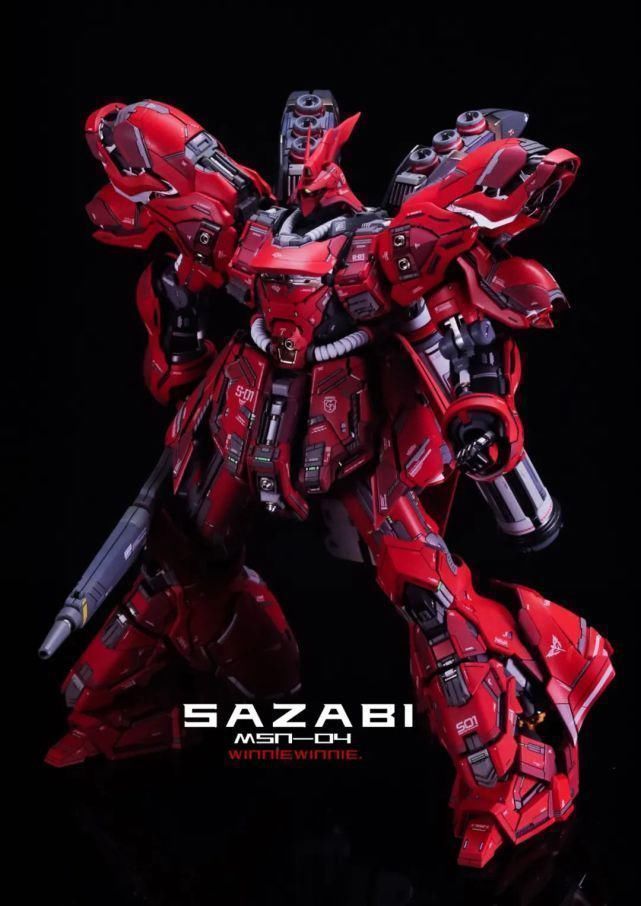 涂装|红如烈焰才是沙扎比真本色,姚沙GK1.0涂装制作