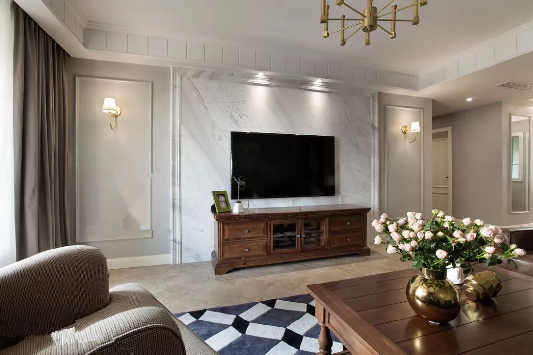 收纳|电视背景墙的26种装修方式,从此不止电视+装饰柜!