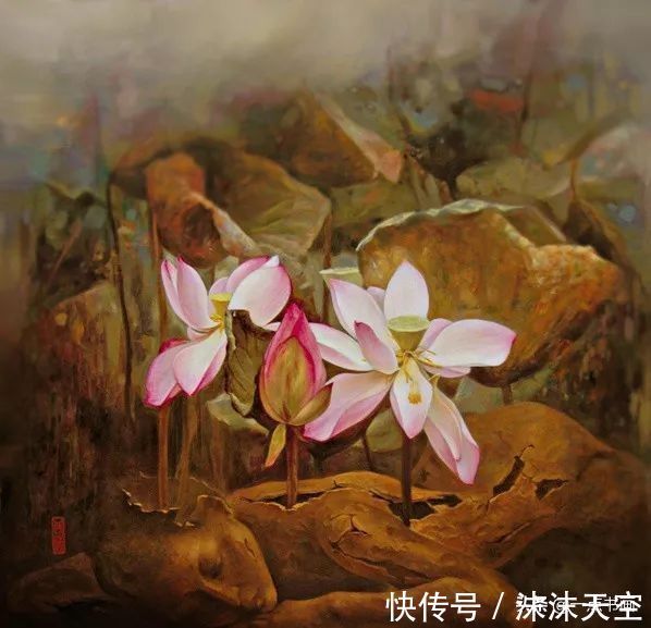 爱莲说|西茜：忆象画派代表画家，画美人美，人生完美赢家