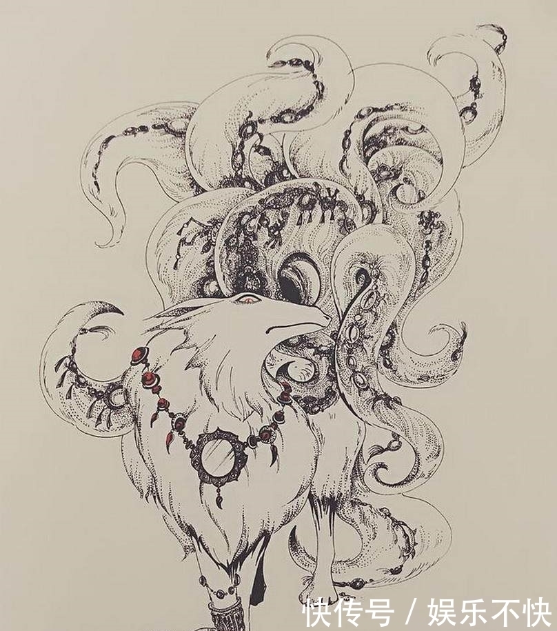 九尾狐:古代传说中的奇兽,退一步是狐,进一步是人,且是美人