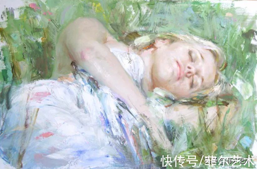 皮诺&意大利艺术家维丹写实和写意相结合的人体油画,美得如此动人