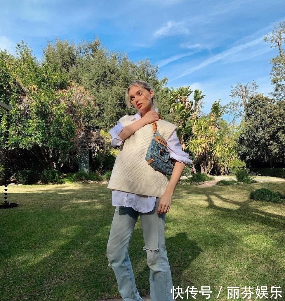 风格 今年流行“奶奶”的针织背心,配衬衫就挺好看,街头潮人都在穿