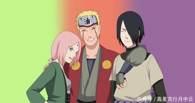 鸣佐|火影主角们互换造型后，鸣佐毫无违和感，雏田的衣服则有点不合身！