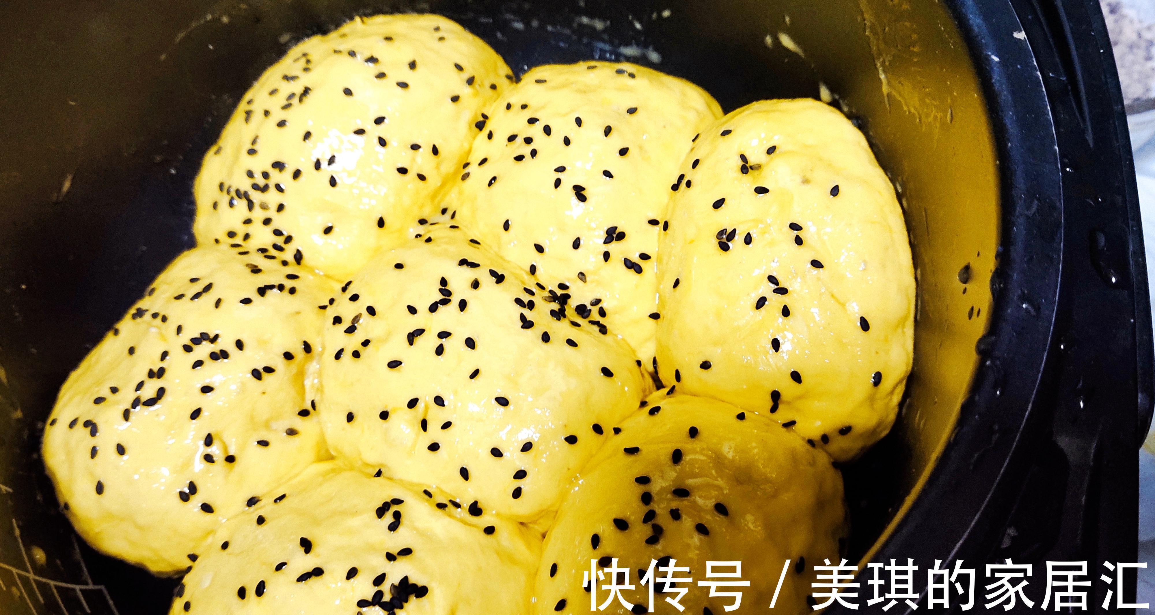 红豆|秋天多吃南瓜,加上红豆简单一揉,放到电饭锅里蒸,简单又营养