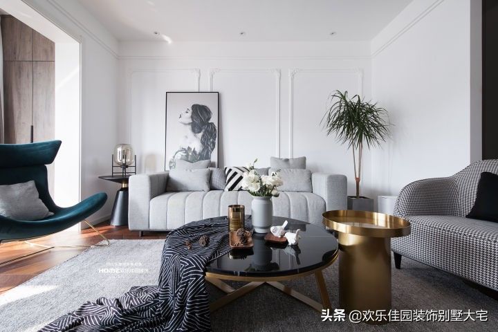 主卧|138m2简约三居，温暖精致，浪漫轻奢