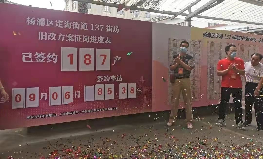 火车|杨浦又一旧改地块提前达到生效比例；居民：就像开火车一样“呼呼呼”，一下子把我们的心温暖了
