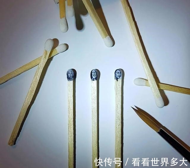 砂糖粒@惊爆眼球!60岁帅大爷在头发丝上画画,米粒、瓜子都给他当画布!