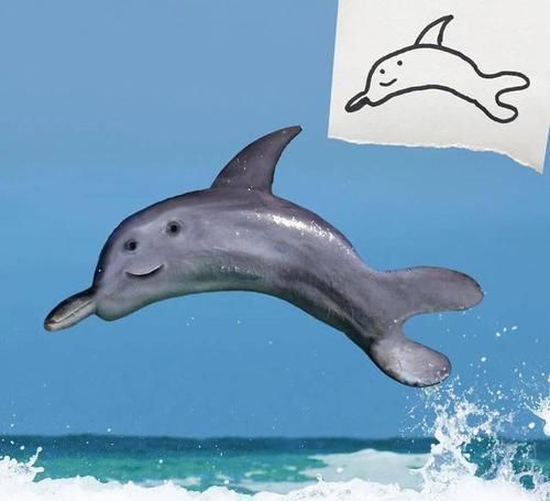 英国|英国爸爸把儿子画的“四不像”PS成现实东西，看着搞笑实则很用心