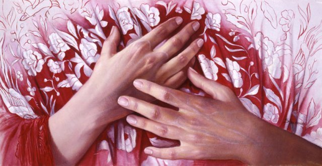 西班牙!西班牙艺术家 索莱达画中的女性,美丽动人!