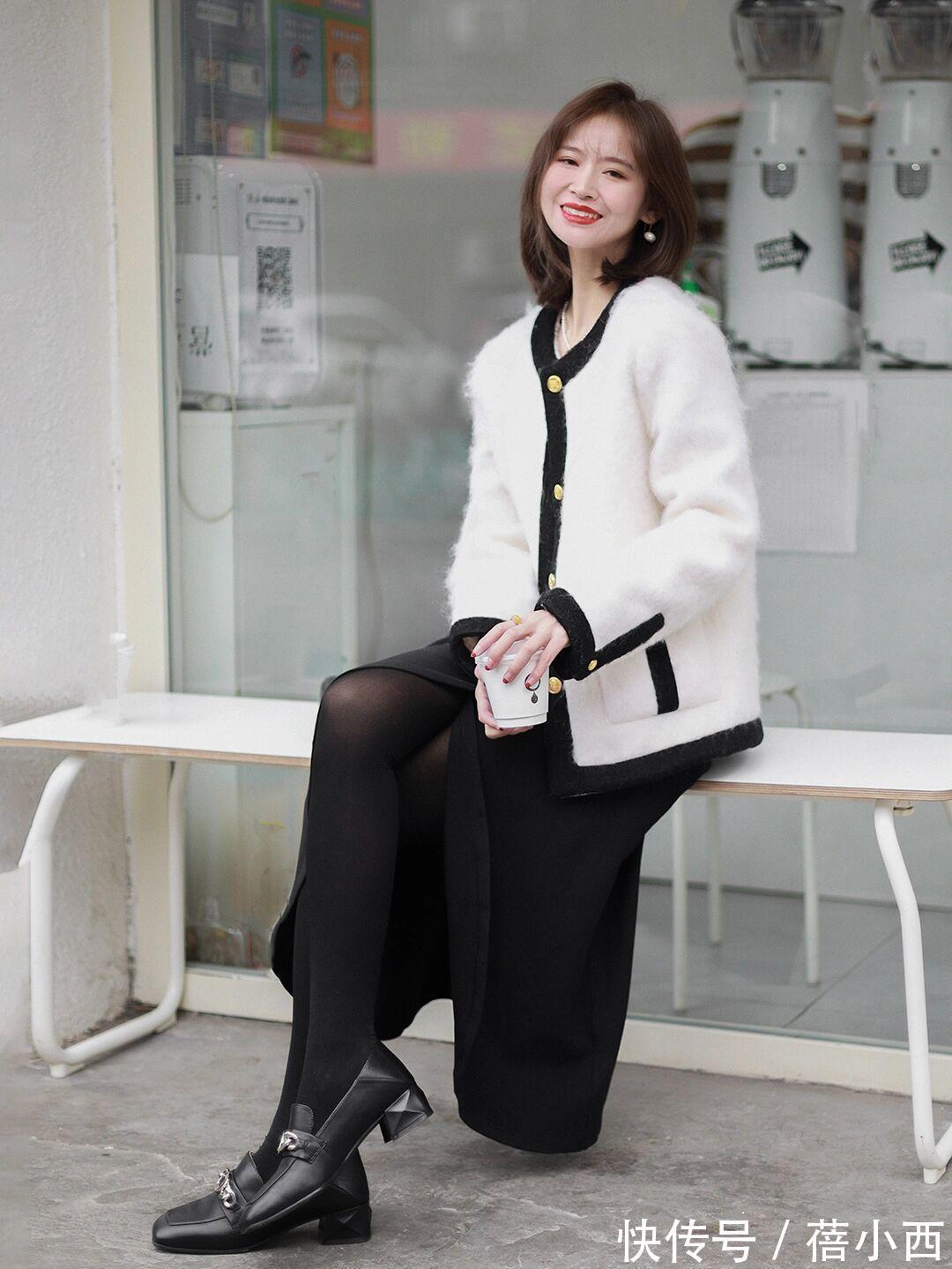 搭配 2022早春穿搭流行“小香风外套+半身裙or牛仔裤”,自带优雅气场