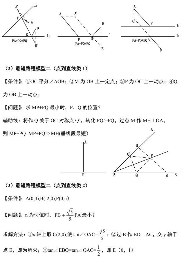 初中生|初中数学：最重要的九大几何模型，全读懂多得20分（初中生必备）