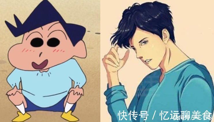 发型|蜡笔小新长大了会咋样？风间阿呆都好帅，但还是帅不过小新