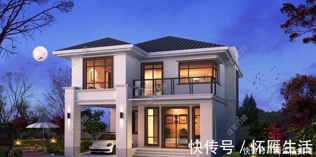 房子|开间10米，进深13米，两层半的农村房子该怎么设计！