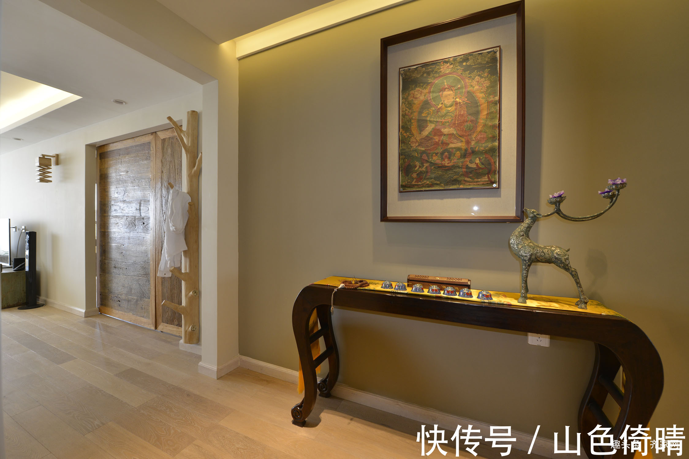 坚实度|三居室中式,内敛而高贵的风范,沉淀文化内涵!