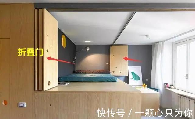 床铺|媳妇把床抬高1米,不装护栏装扇门,师傅:实用百倍别人都想不到