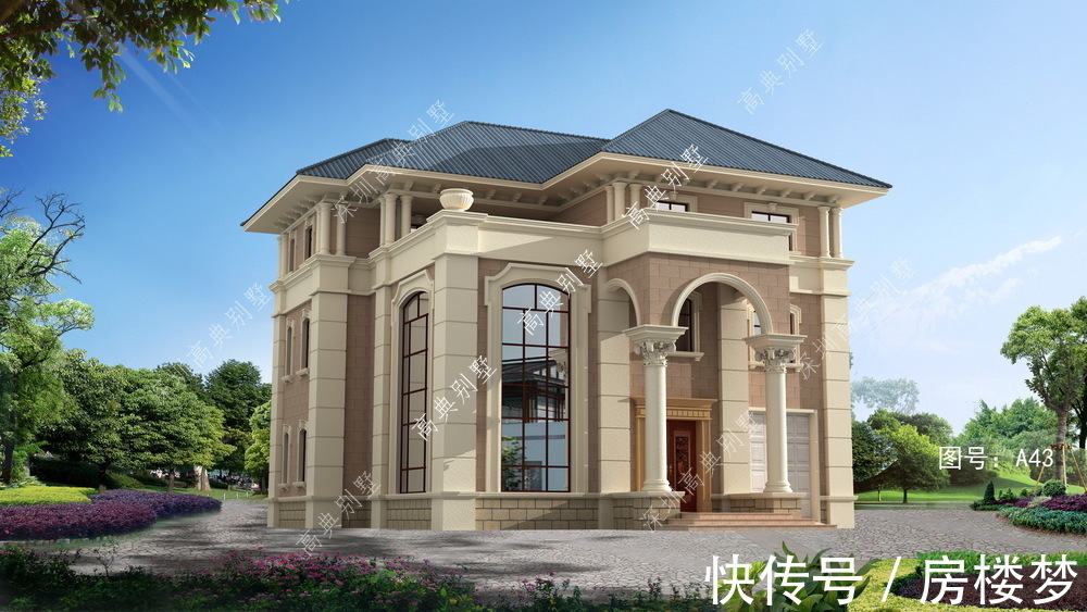 别墅|三层简欧别墅设计,来感受真正的极简风格,一起来看下吧。