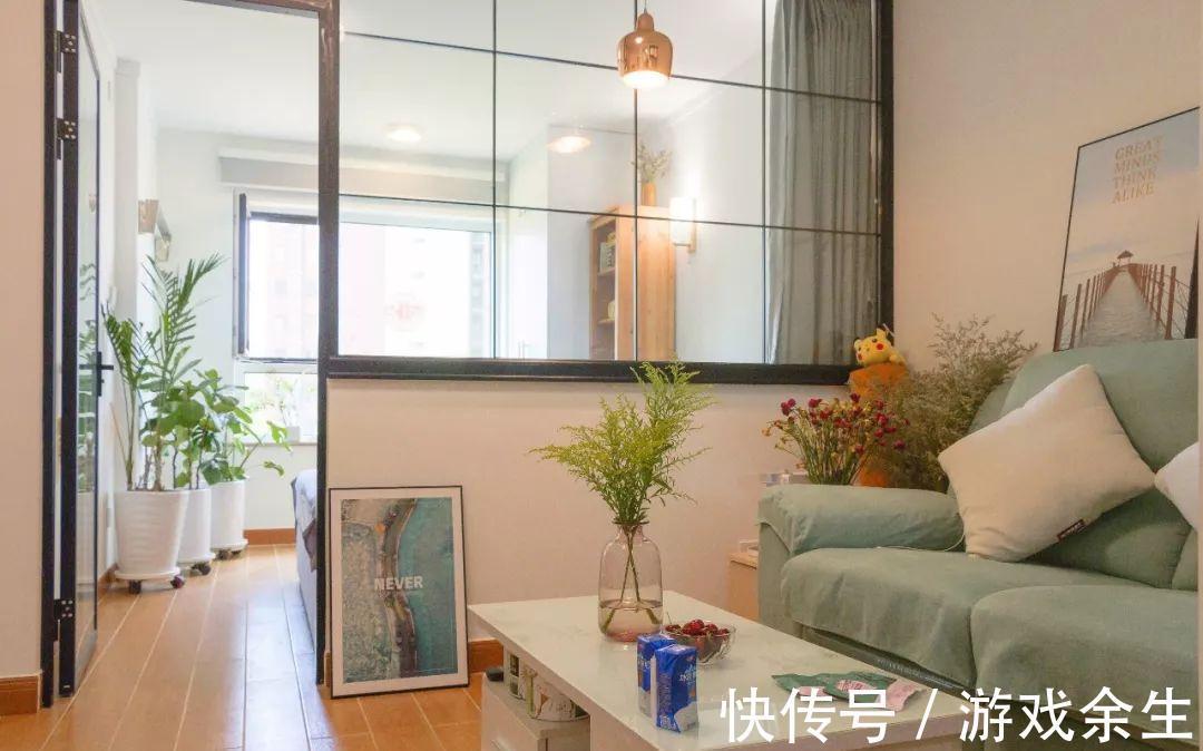 玄关柜|33㎡小宅一室改二室，兼顾采光与收纳，还有迷你儿童房！