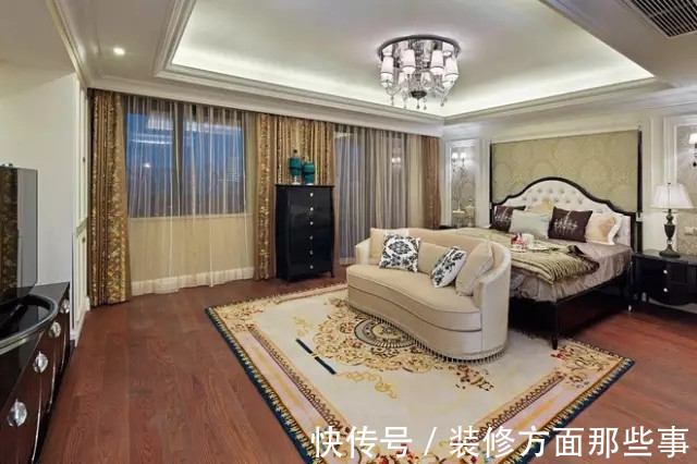 三居室|160平欧式三居室,夜幕下一盏鹿角壁灯让人觉得温馨