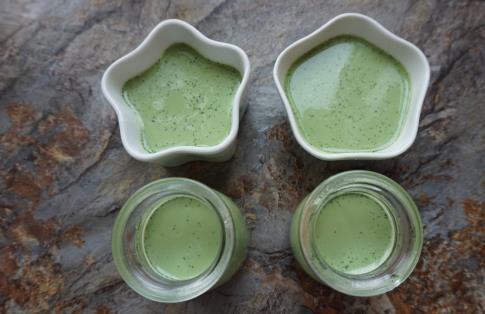 在家里也能吃到抹茶布丁,抹茶口感十足,喜欢的朋友不要错过