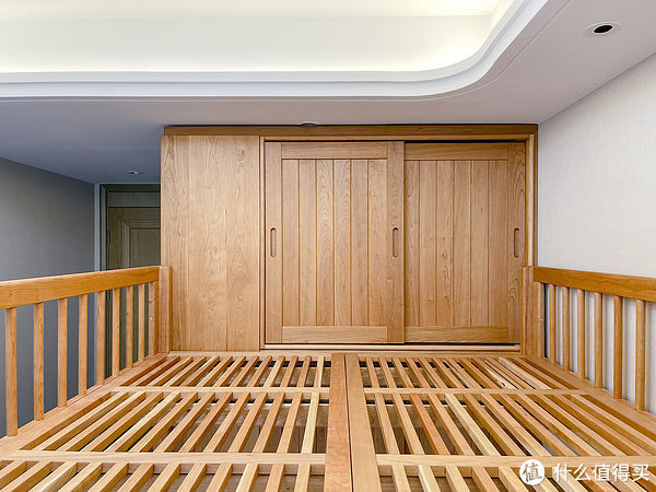 书房|8㎡书房两面书墙,9㎡儿童房上下铺衣柜,小空间利用典范!