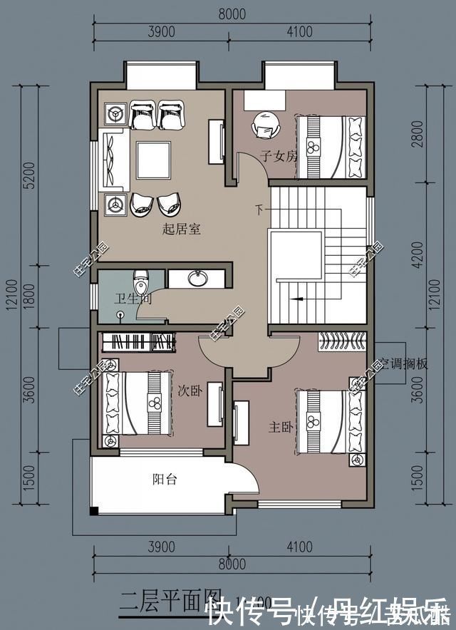 装配式建筑|精选5套占地100多平的农村户型图，第3套尤其适合东北地区自建