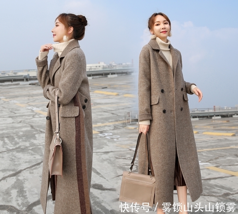 建议|建议大家:大衣下面别穿小脚裤,显矮!瞧她这样穿,小个子也显高