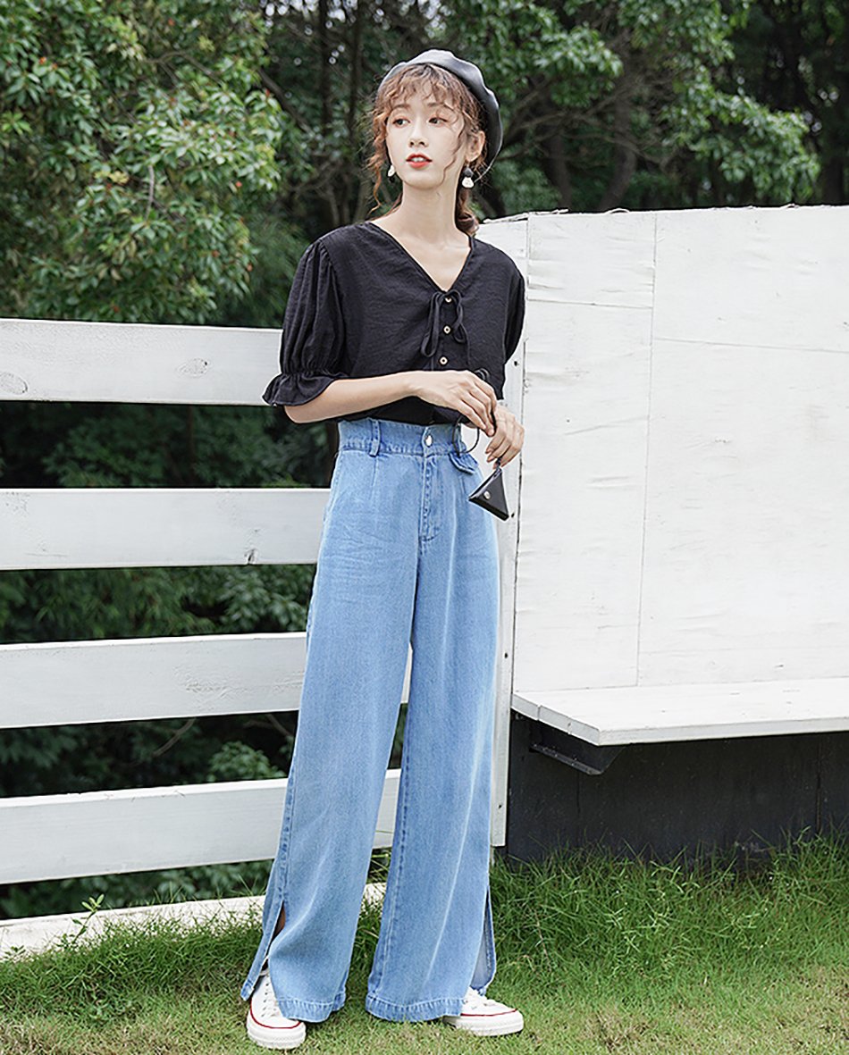 t恤|别再卷衣角了！今年流行“剪一刀”，显瘦时髦还高级