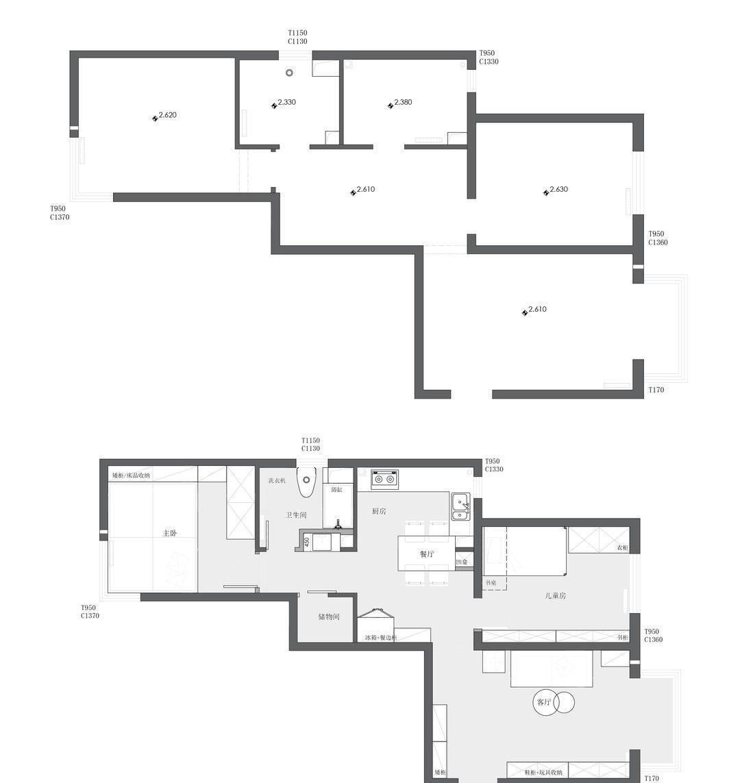 童真|融合多种风格的三口之家,温馨又实用,让人极度舒适