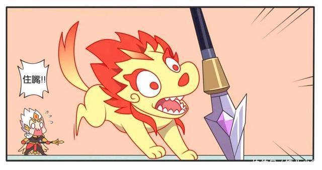 操作|王者荣耀漫画:马超对着杨戬的狗秀操作;哮天犬一脸崇拜!