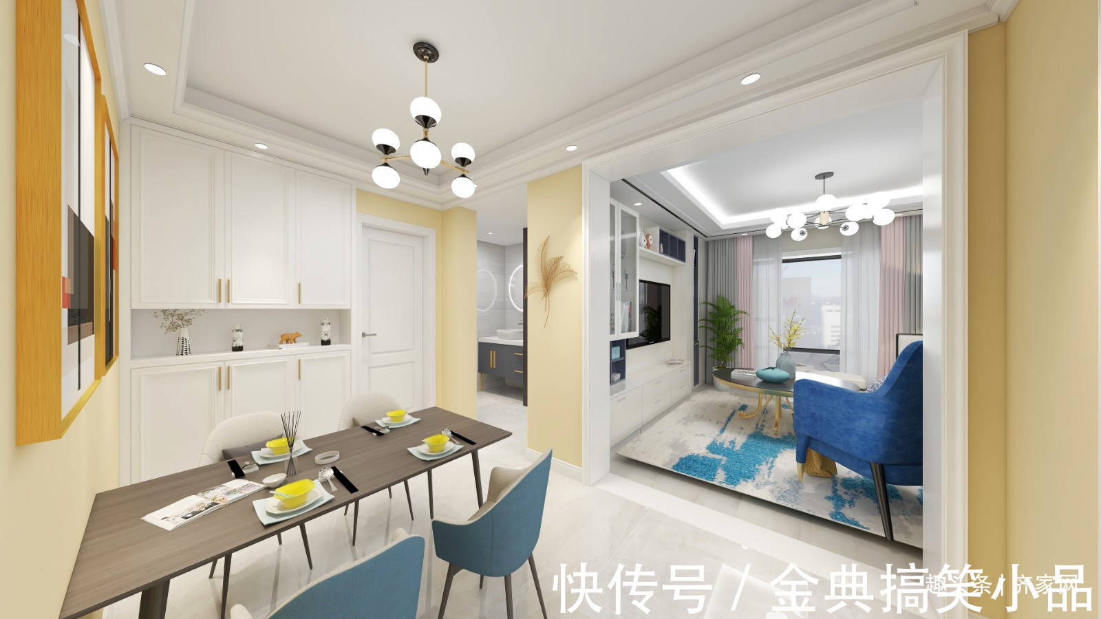 两房|90平两房现代,疲惫的身心,让你对家的依恋越发越强烈!