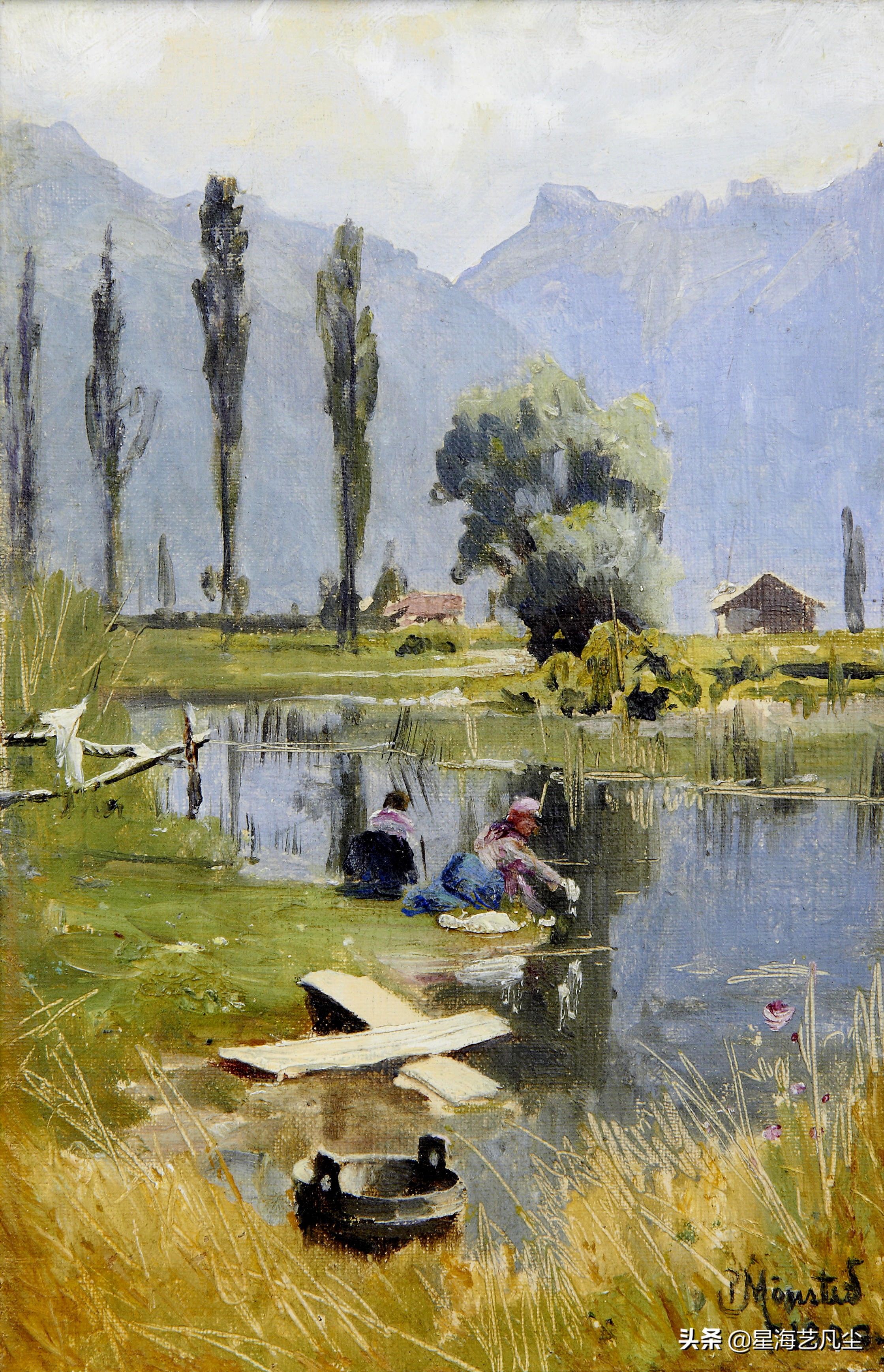 透视|丹麦油画大师，佩德·莫克·蒙森德乡村油画风景作品鉴赏
