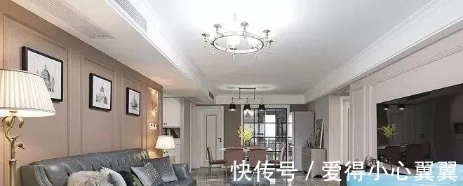 轻奢|130平米轻奢美式风新房，颜色搭配恰到好处，温柔而迷人！