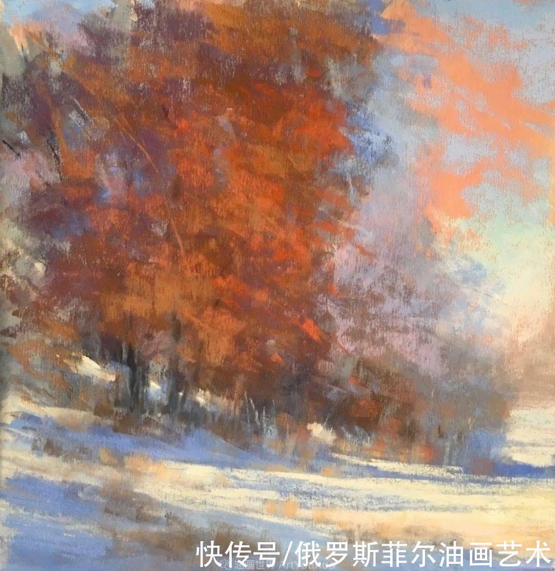 艺术家|美国当代粉彩艺术家贝萨尼·菲尔兹粉彩风景画作品欣赏