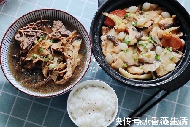 儿子读大学，老两口的极简午餐，晒到朋友圈火了