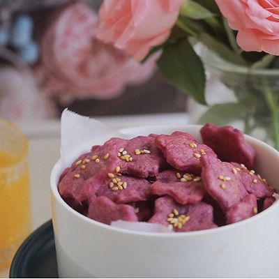 奶香紫薯小饼干