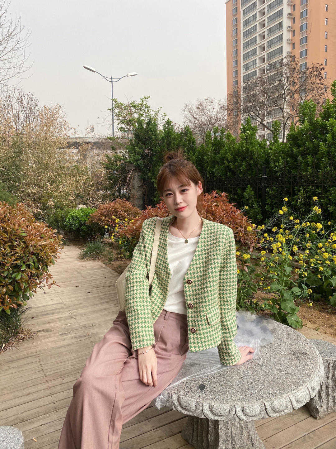 阔腿裤|普通人的日常小香风外套可以这样穿搭,照搬都很美