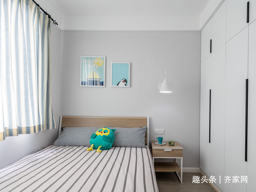 家具|北欧简约风,暖暖的蛋壳色和木质家具,大方得体!