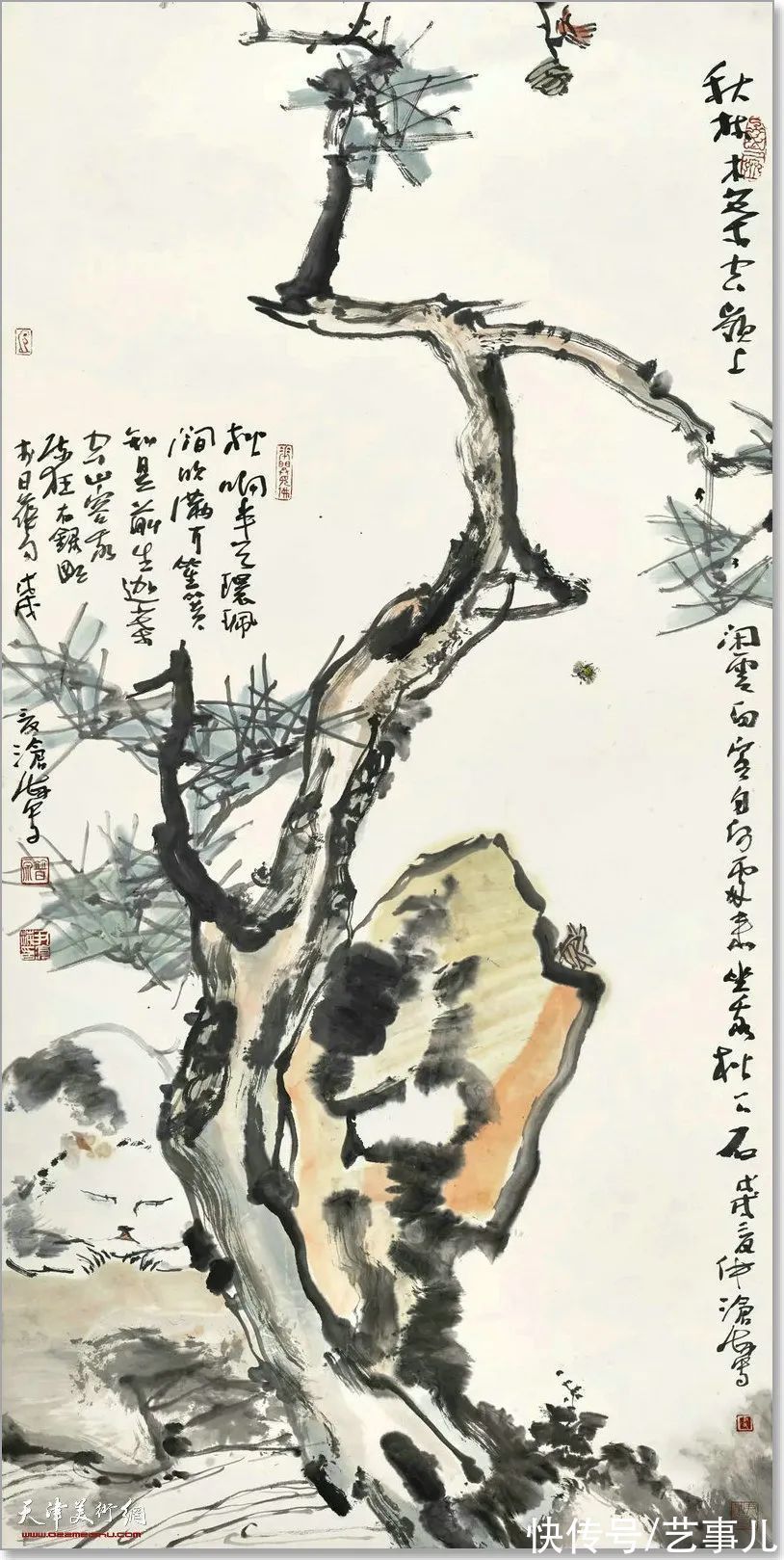 山静居画论#尹沧海教授动物系列作品欣赏:富有诗意的意象世界