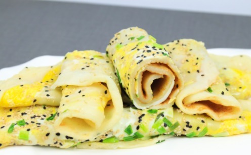 早餐|几个鸡蛋,一碗面,不发面不醒面,快速做早餐鸡蛋饼,太简单了