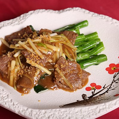 黄牛肉|碧绿蠔油牛肉